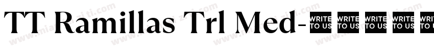 TT Ramillas Trl Med字体转换